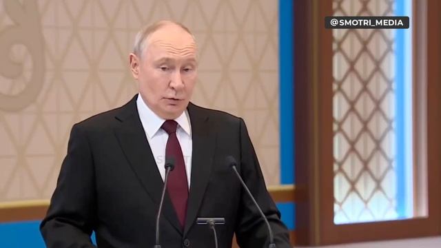 Владимир Путин отвечает на вопросы журналистов по итогам визита в Казахстан