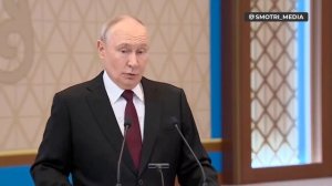 Владимир Путин отвечает на вопросы журналистов по итогам визита в Казахстан