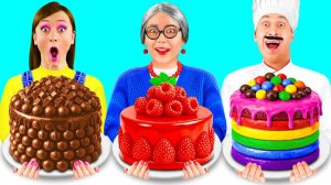 Кулинарный Челлендж_ Я против Бабушки _ Простые Кулинарные Лайфхаки от 4Teen Challenge