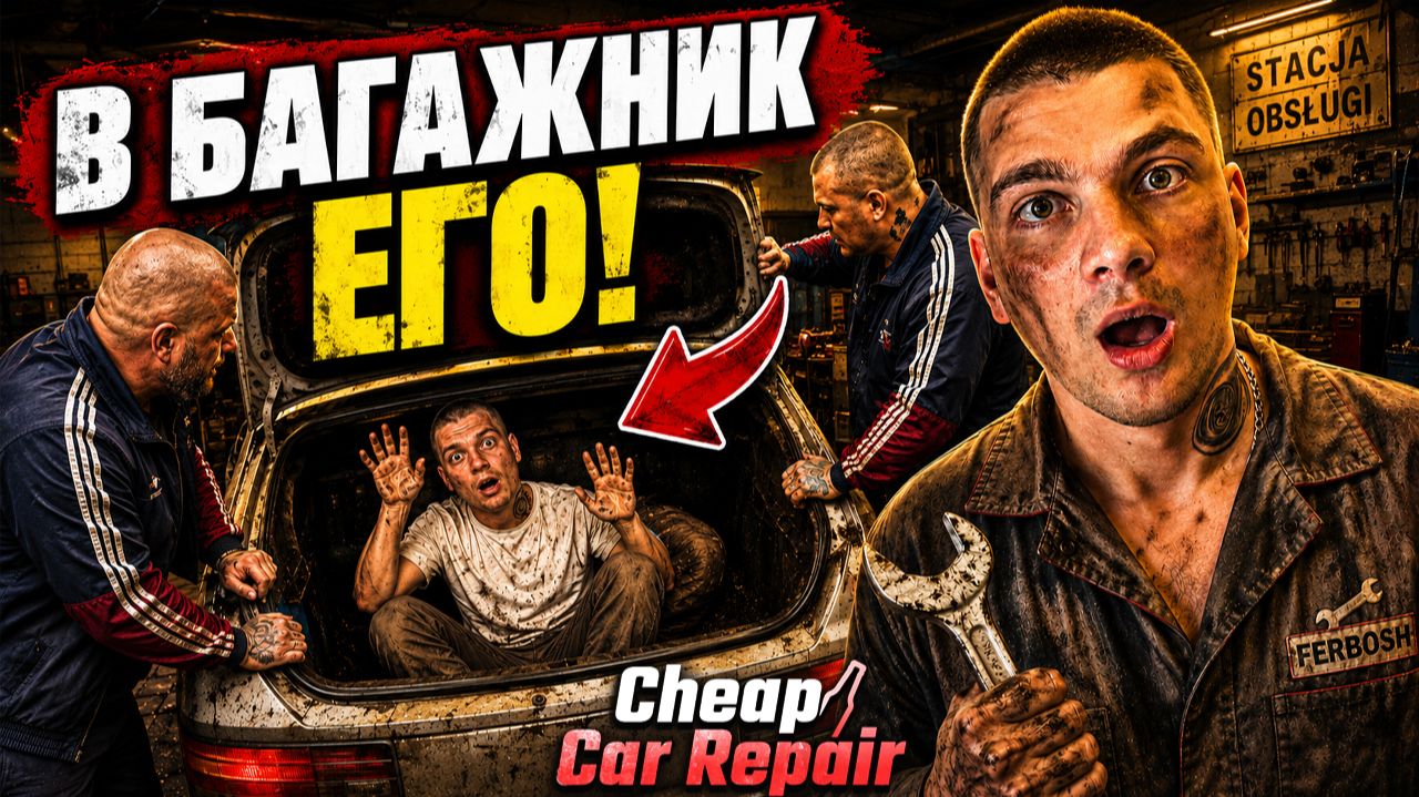 После этого ремонта МЕНЯ ЗАСУНУЛИ В БАГАЖНИК... (Cheap Car Repair #2)