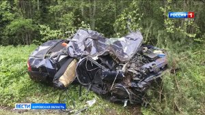 Три пассажира авто погибли в аварии в Юрьянском районе