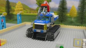 Полицейская Машина и Кран ловят воришку! 🚓🏗️ Погоня за грабителем
