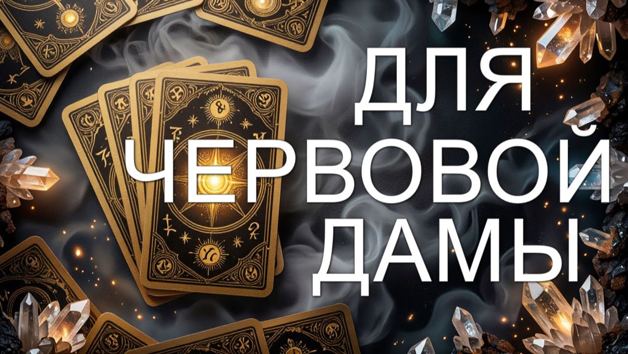 расклад ДЛЯ ЧЕРВОВОЙ ДАМЫ... гадание на картах смотреть онлайн