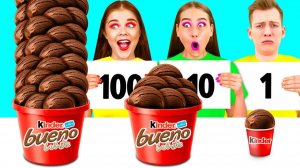100 Слоев Еды Челлендж _ Вкусные Рецепты с Едой от 4Teen Challenge