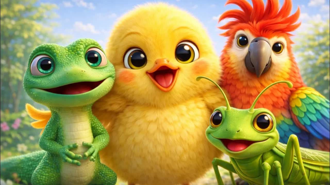 СБОРНИК ДЕТСКИХ ПЕСЕН | ЯЩЕРИЦЫ НА СТЕНЕ 🦎 - ПОПУГАЙ КАКАДУ 🦜 - ПОПУЛЯРНЫЕ ДЕТСКИЕ ПЕСНИ ИНДОНЕЗИИ