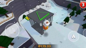 Играю в super bear adventure 2часть.Прохожу снежную долину