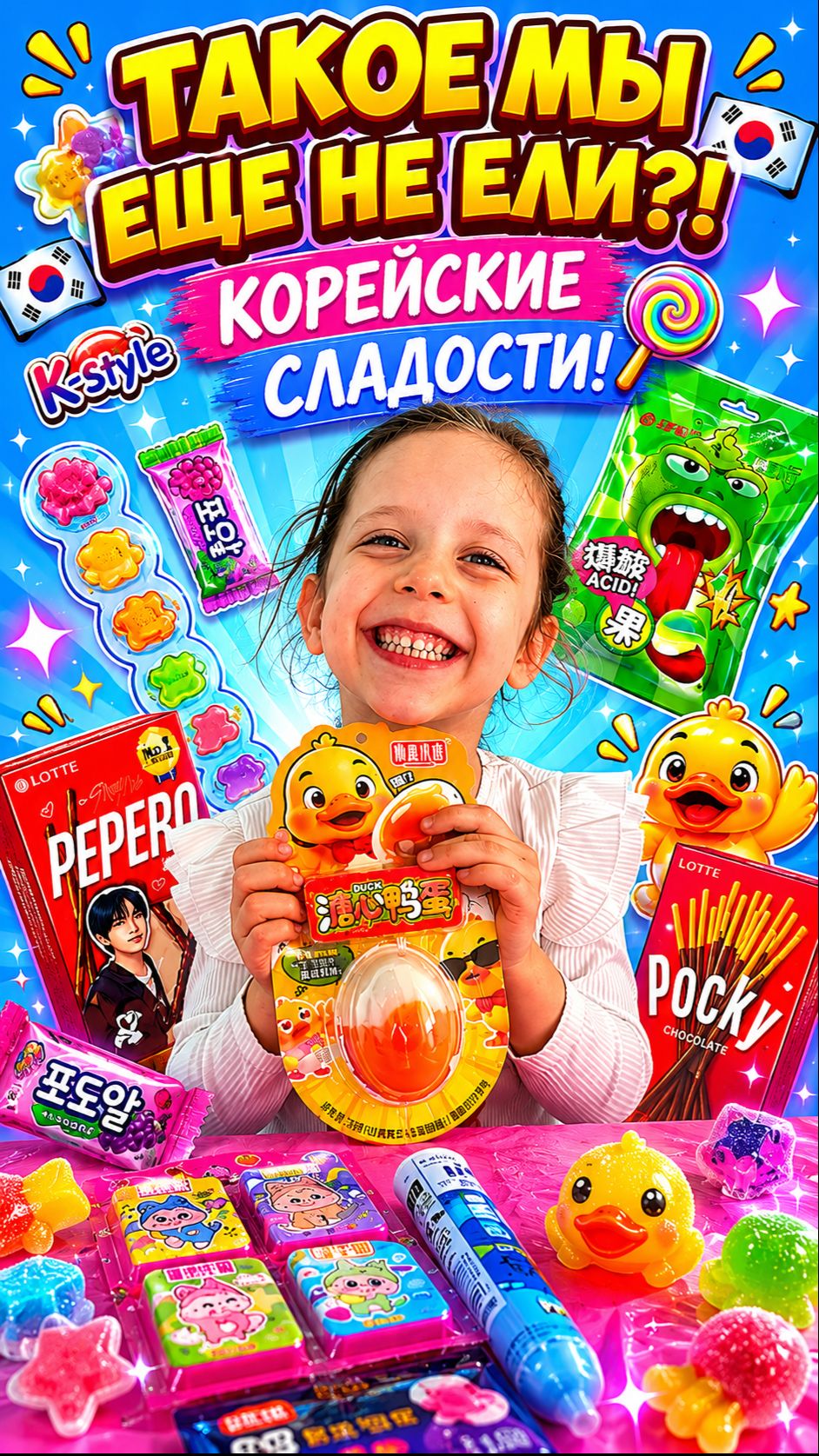 ЧТО ЭТО ТАКОЕ_! 😱 Пробуем корейские сладости #shorts #алинастар смотреть онлайн