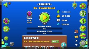 Прохожу -Sirius- в Geometry dash