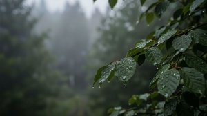 Дождь и гроза. Уютные звуки природы для сна и учёбы, работы. Музыка дождя от стресса и тревоги