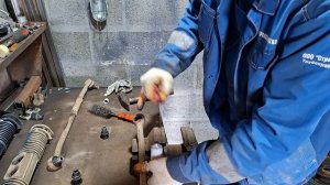 Замена сайлентблоков рулевых тяг ВАЗ 2114