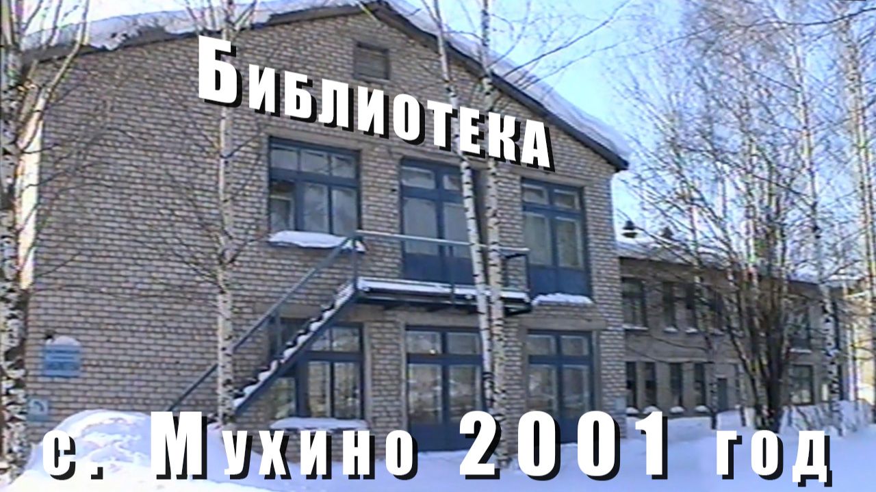 Библиотека село Мухино 2001 год