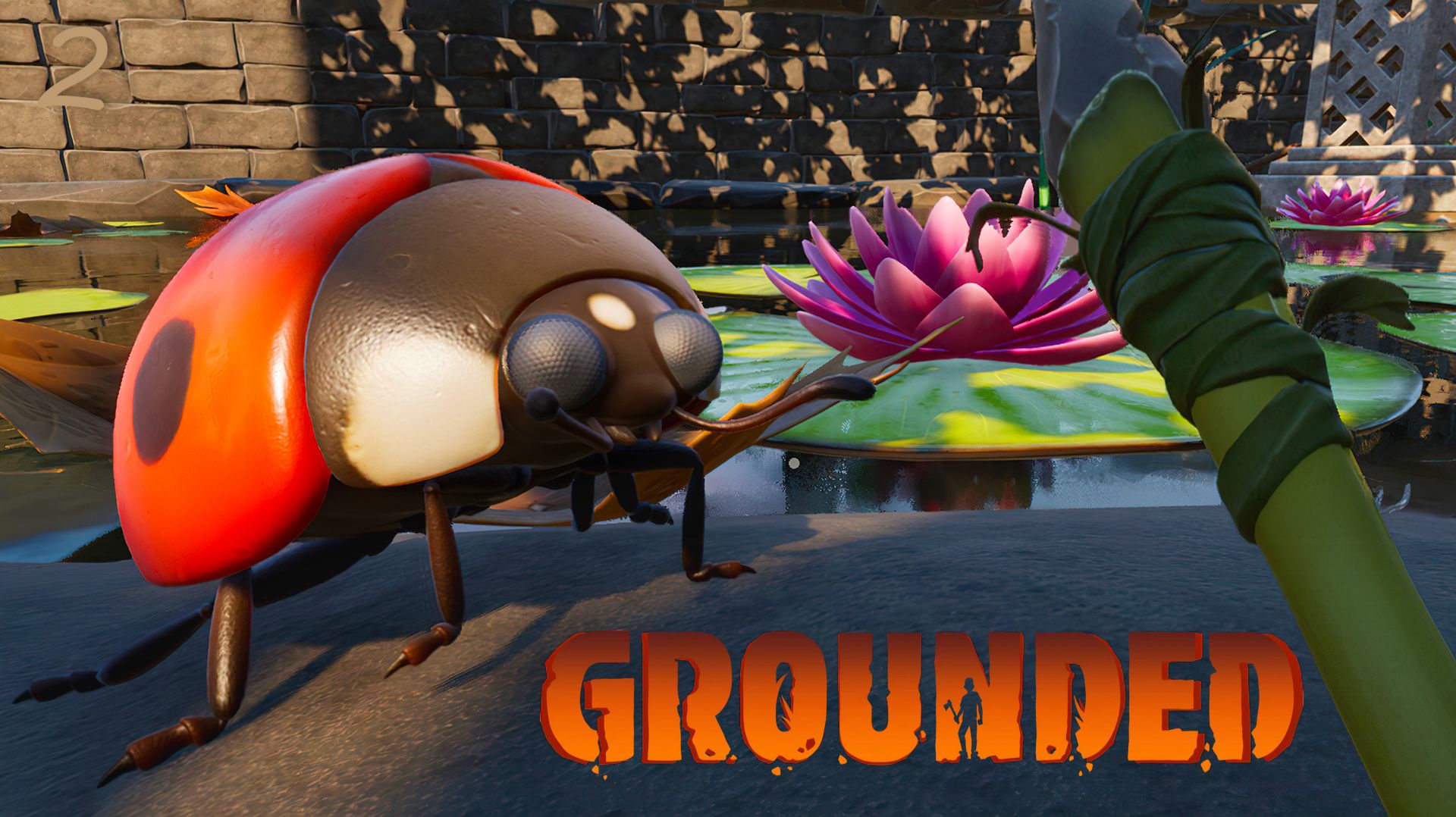 Создали базу и пошли нырять – Grounded #2