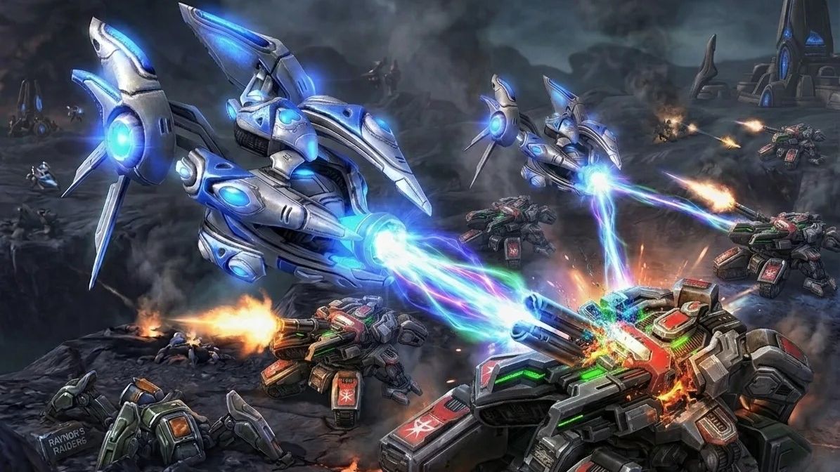starcraft 2. Быстрый старт Protos. 2 vs 2 (Приключения "Клапана") смотреть онлайн