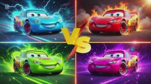 МАШИНКИ ТАЧКИ МОЛНИЯ МАКВИН Музыкальное видео для детей 🏎️💨