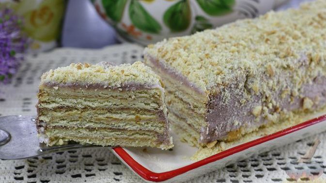 ТОРТ ИЗ ПЕЧЕНЬЯ И ТВОРОГА