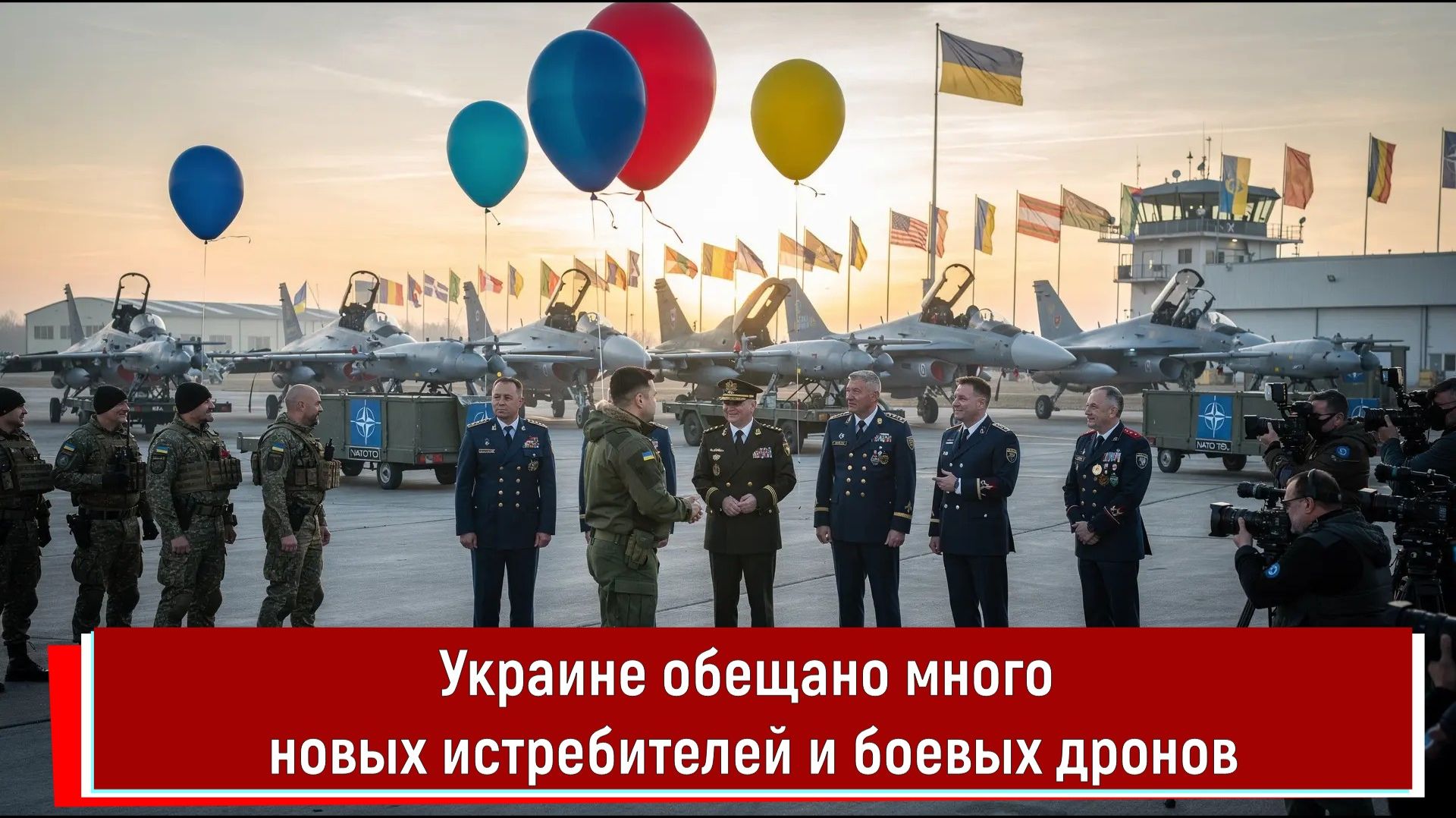 Украине обещано много новых истребителей и боевых дронов
