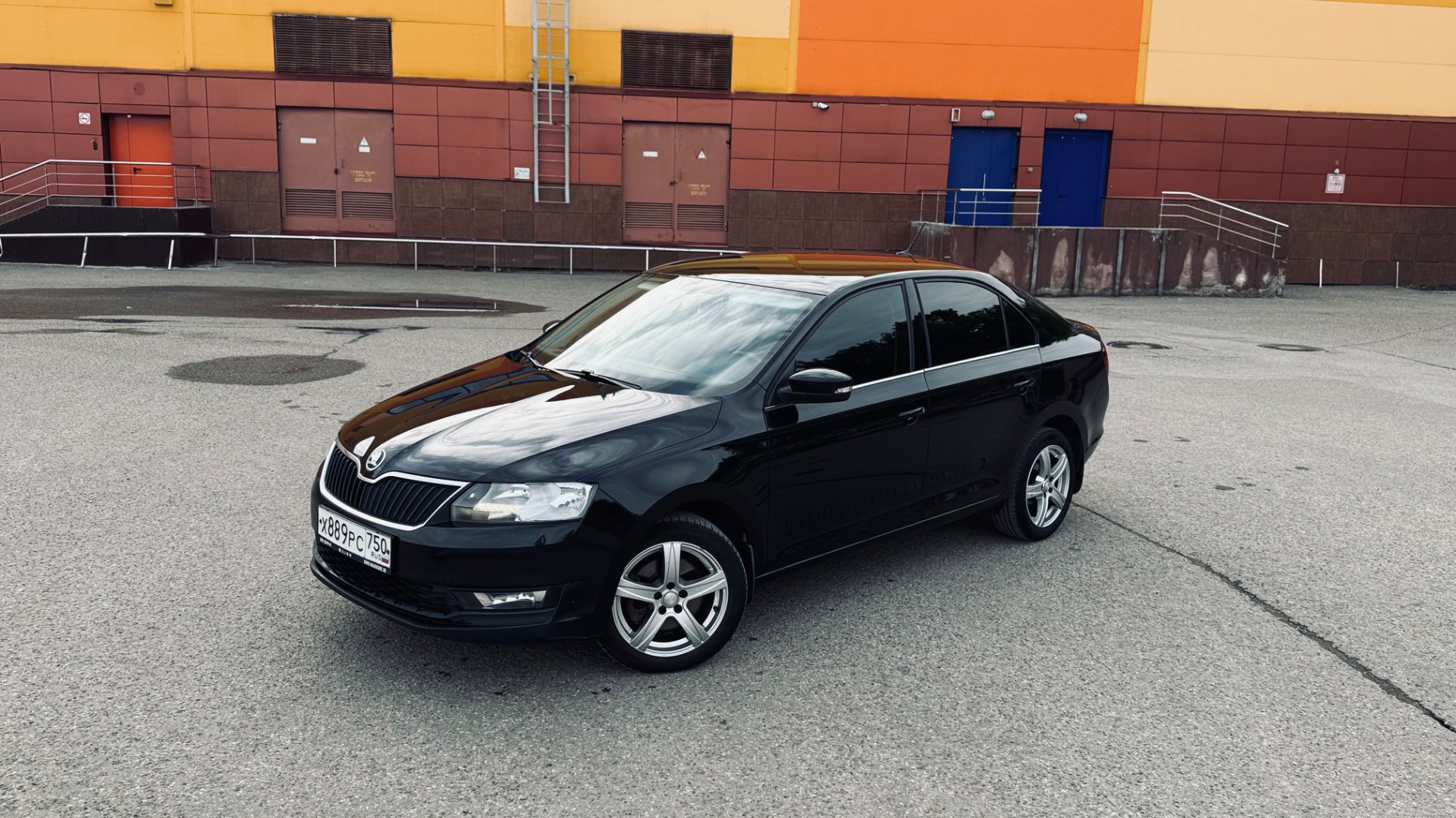 Skoda Rapid Black общий вид