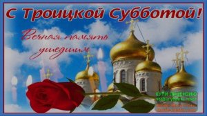 30 МАЯ.ТРОИЦКАЯ ПОМИНАЛЬНАЯ СУББОТА.ПОМНИМ И СКОРБИМ