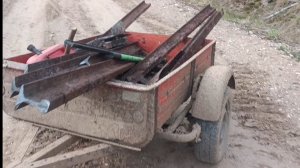 Планы поменялись . Начинаю вывозить металл