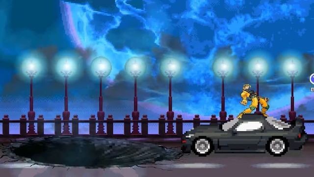 Alucard vs Dio Brando! Sprite Animation   (Hellsing vs JoJo's Bizarre Adventure)