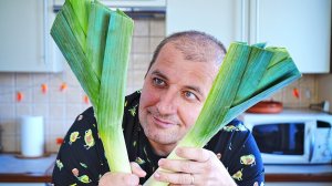 Вкуснейший салат из лука-порея!