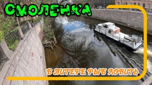 В Питере рыб ловить. Смоленка. Рыбалка на Васильевском острове