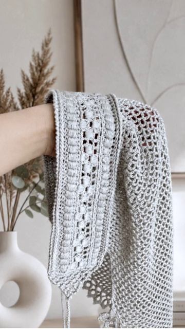 Косынка-повойник крючком. "АССОЛЬ". #crochet #fashionstyle