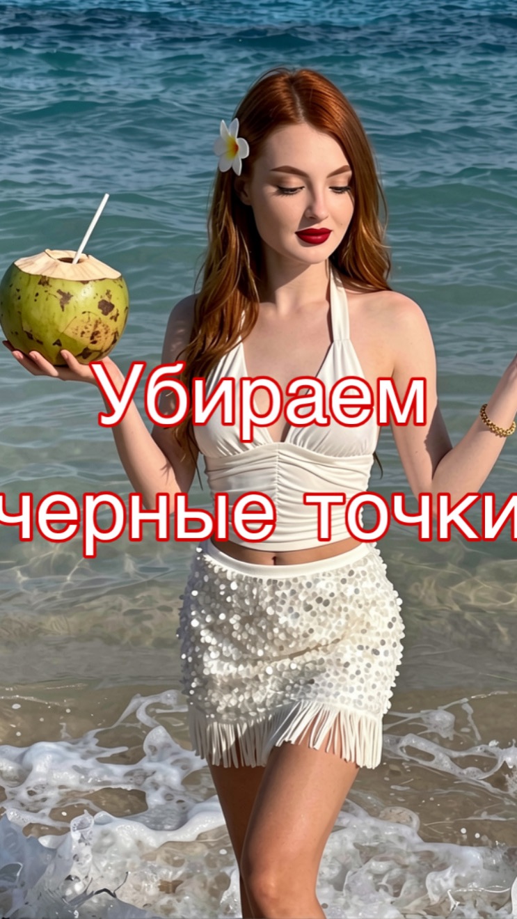 Удаляем черные точки