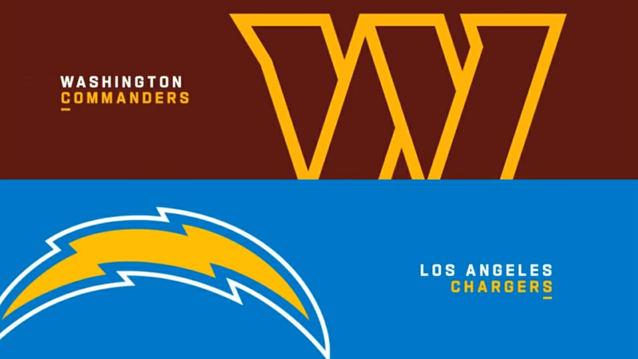 NFL. "Los Angeles Chargers"-"Washington Commanders"