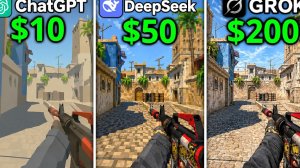 ChatGPT vs DeepSeek vs GROK: ПЛАТНЫЕ ИИ Создают КС 2 с НУЛЯ! Часть 3 (CS2)
