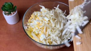 Беру БАНКУ ГОРОШКА и готовлю потрясающий салат! Вкусный рецепт из простых продуктов!
