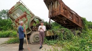 Гениальная девушка восстановила 18-тонный самосвал «КАМАЗ», брошенный стариком-пенсионером