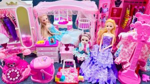 «Спальня принцессы Барби» Игровой набор! Распаковка и Обзор ярких игрушек! Яркие Мультики для детей!