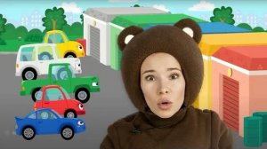 Цвет _ Мультики и песенки про машинки _ Маленькая Вера и Медведь