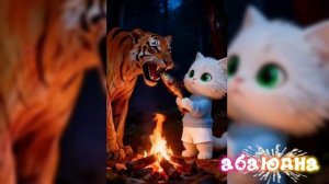 Милый   мультик про котика 🩷🔥👍