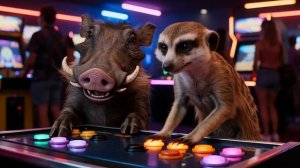 Timon & Pumbaa: Miami Vice Nights 80s Intro