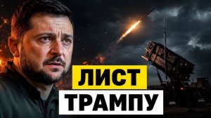 Зеленський написав Трампу критичний дефіцит ППО та загроза Києву