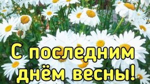 Прощаемся с весной. Самая лучшая музыкальная открытка.