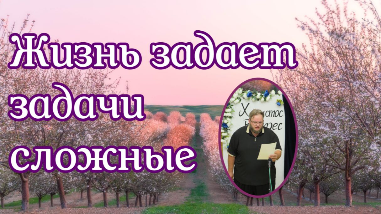 Жизнь задаёт задачи сложные   соло Илья Матвейчук.