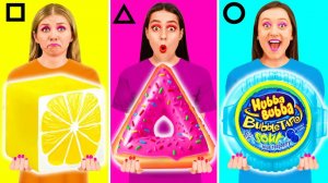 Геометрический Челлендж с Едой _ Смешные Ситуации на Кухне от 4Teen Challenge