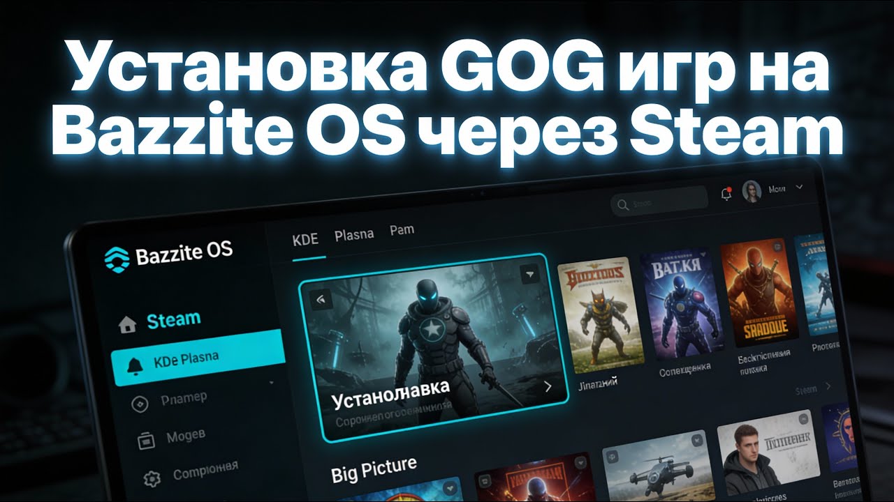 Установка сторонних(GOG) игр на Bazzite OC (Fedora / Linux)