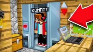 КУДА ВЕДЁТ ЭТОТ ЛИФТ В МОЁМ ДОМЕ В МАЙНКРАФТ Компот Minecraft