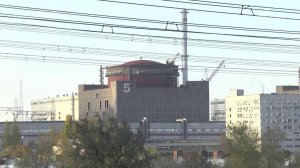 Украинский дрон нанес удар по Запорожской АЭС.