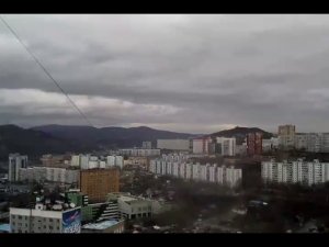 Странные облака. Город Владивосток