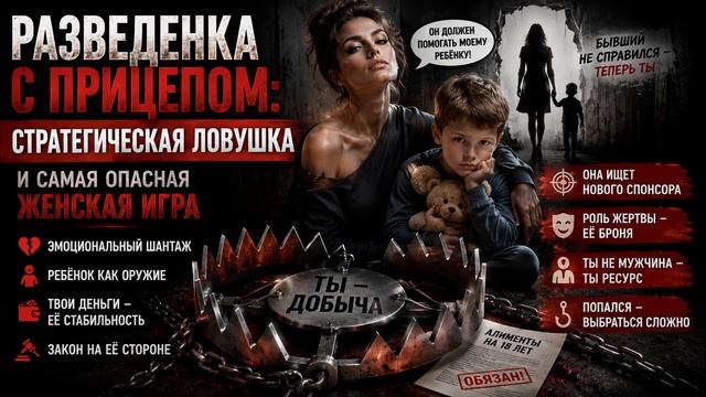 РАЗВЕДЕНКА С ПРИЦЕПОМ: САМАЯ ДОРОГАЯ ОШИБКА МУЖЧИНЫ смотреть онлайн
