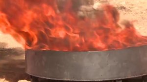 Обзор аэрозольного мини огнетушителя Bontel, тушение бензина
