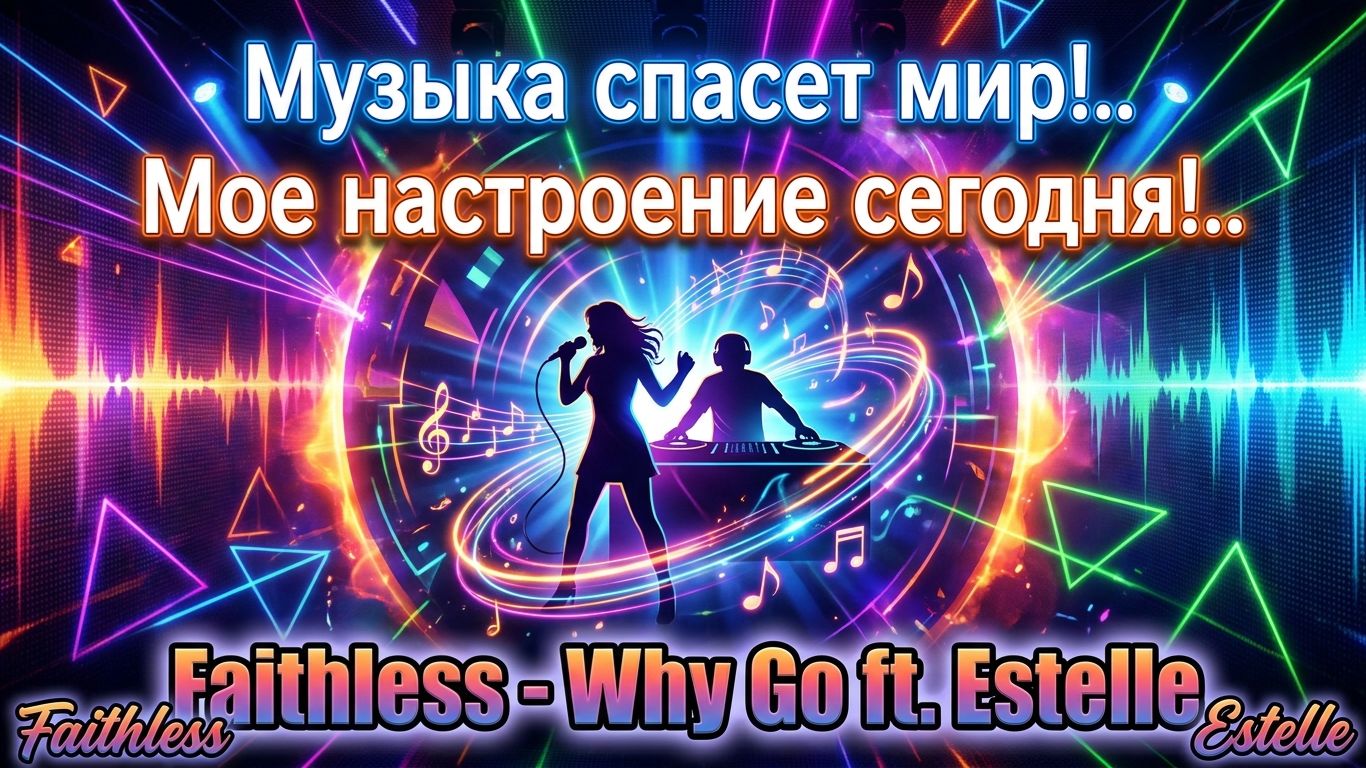 Музыка спасёт мир! Faithless - Why Go (Official Video) ft. Estelle