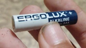 Обзор батарейки типа AAA Ergolux AAA-PD03-2023-EXP03-2028-LR03-1.5V.