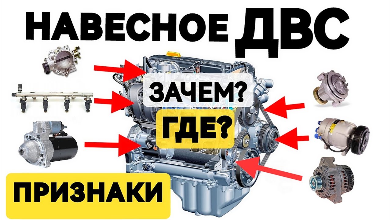7 Основных Узлов Навесного ДВС. Где? Зачем? Признаки неисправности.