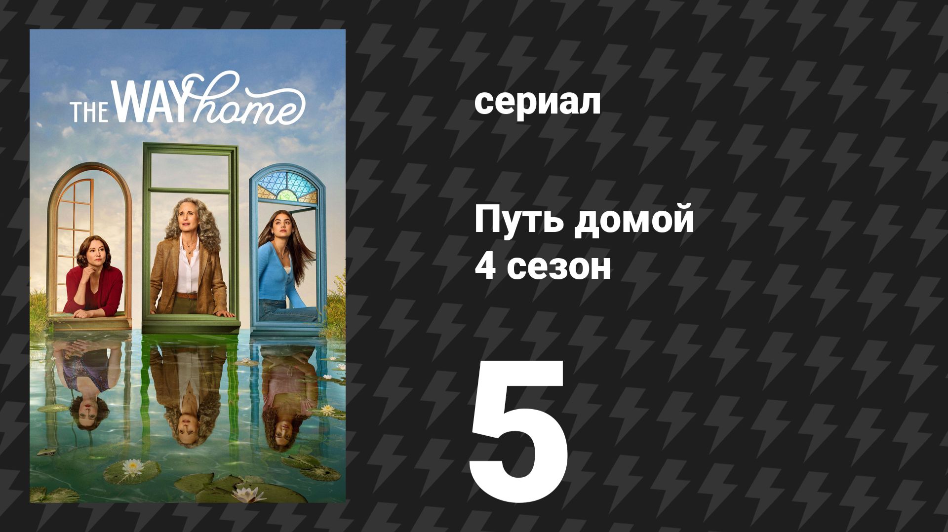 Путь домой 4 сезон 5 серия «Не плачь вслух» (сериал, 2026) смотреть онлайн